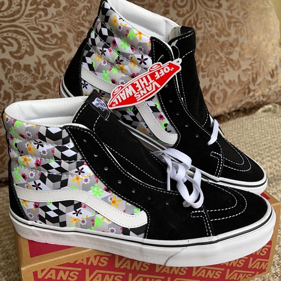 Vans Sk8-Hi Checker Cube Black/True White WMNS - Picture 6 of 16